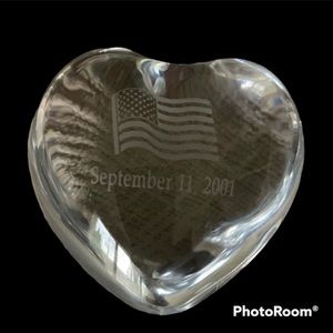 Limited Edition 9-11 Baccarat Crystal Paperweight